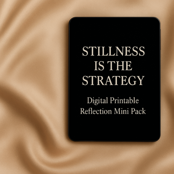Stillness is the v