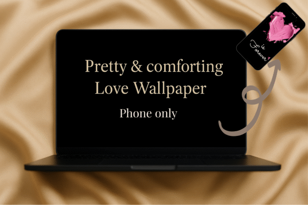 Love-is-forever-for-phon-in-black-and-pink